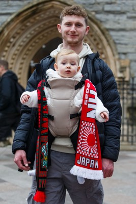 151125 - Wales v Japan - Quilter Nations Series - Wales fans before the match