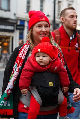 151125 - Wales v Japan - Quilter Nations Series - Wales fans before the match