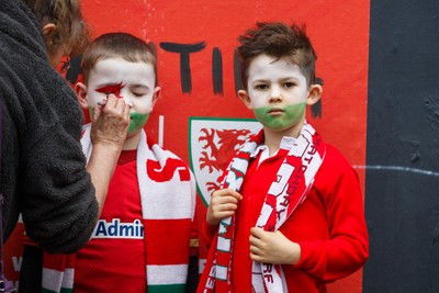 151125 - Wales v Japan - Quilter Nations Series - Wales fans before the match