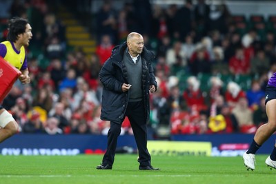 151125 - Wales v Japan - Quilter Nations Series - Japan head coach Eddie Jones during the warm up