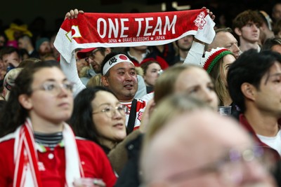 151125 - Wales v Japan - Quilter Nations Series - Japan fans during the match