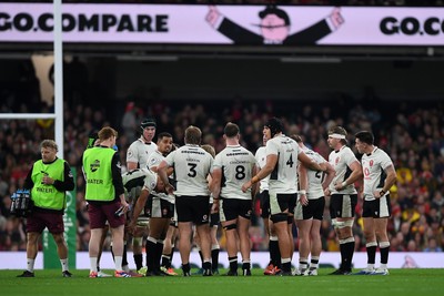 151125 - Wales v Japan - Quilter Nations Series - Wales huddle