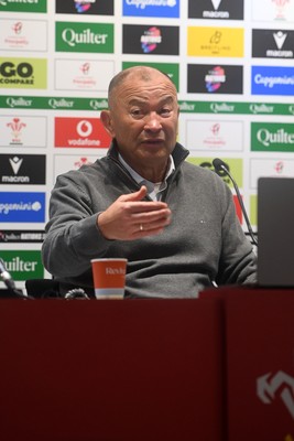 151125 - Wales v Japan - Quilter Nations Series - Eddie Jones, Japan Head Coach speaks in a press conference at full time