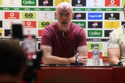 151125 - Wales v Japan - Quilter Nations Series - Steve Tandy, Wales Head Coach speaks in a press conference at full time