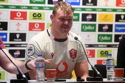 151125 - Wales v Japan - Quilter Nations Series - Dewi Lake of Wales speaks in a press conference at full time