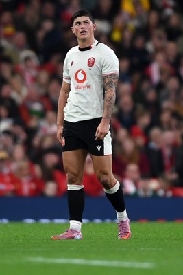 151125 - Wales v Japan - Quilter Nations Series - Louis Rees-Zammit of Wales