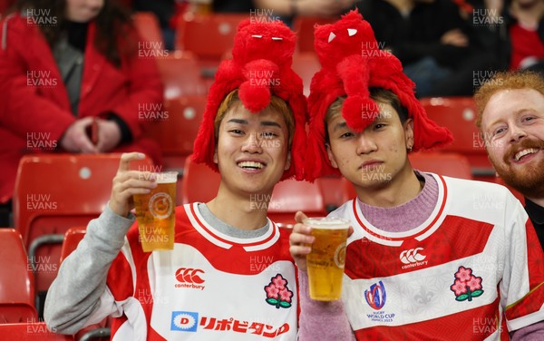151125 - Wales v Japan, Quilter Nations Series - Japanese supporters
