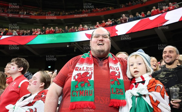 151125 - Wales v Japan, Quilter Nations Series - Wales fans react during the match