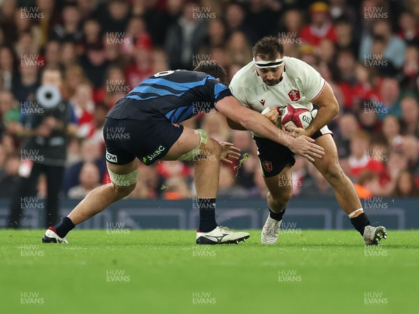 151125 - Wales v Japan, Quilter Nations Series - Liam Belcher of Wales