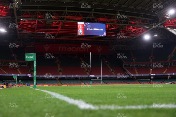 151125 - Wales v Japan - Quilter Nations Series - General View of Principality Stadium before the game