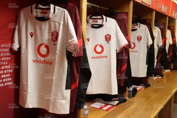 151125 - Wales v Japan - Quilter Nations Series - Wales dressing room before the game