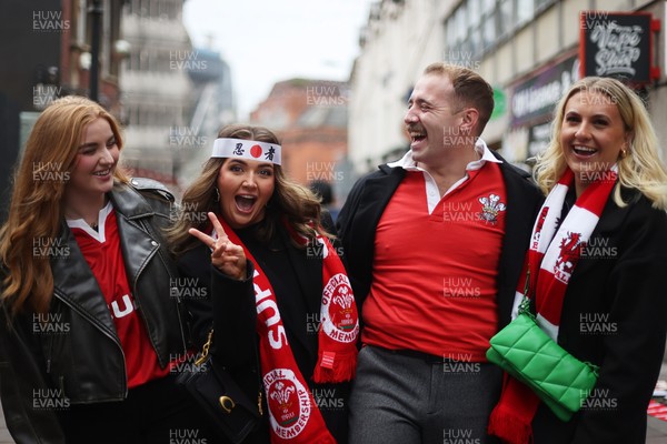 151125 - Wales v Japan - Quilter Nations Series - Fans outside the stadium