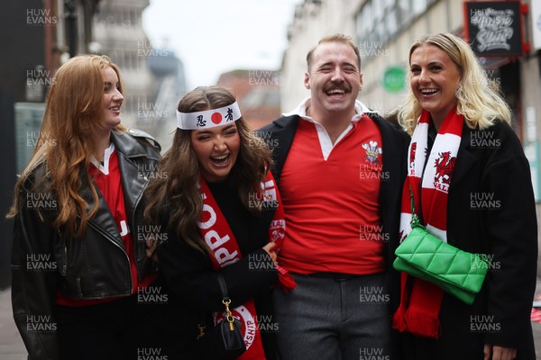 151125 - Wales v Japan - Quilter Nations Series - Fans outside the stadium