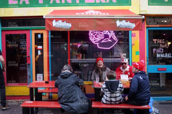 151125 - Wales v Japan - Quilter Nations Series - Fans outside the stadium