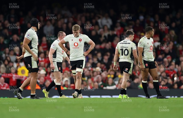 151125 - Wales v Japan - Quilter Nations Series - Dejected Taine Plumtree of Wales 