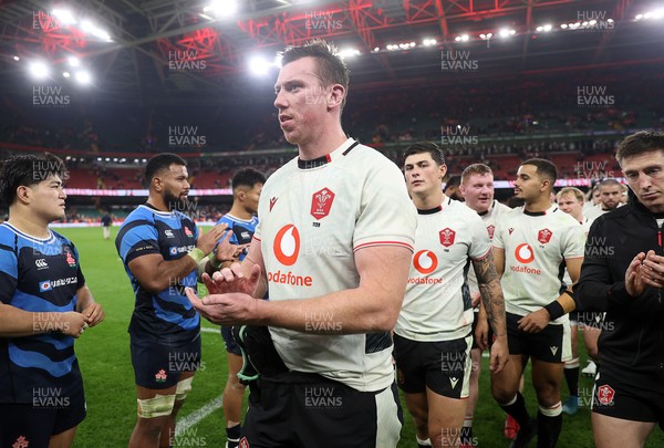151125 - Wales v Japan - Quilter Nations Series - Adam Beard of Wales at full time
