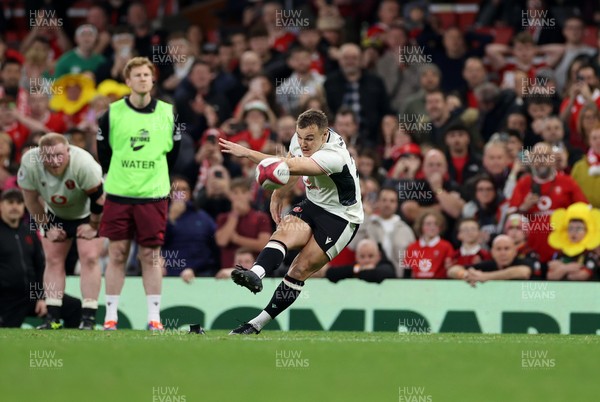 151125 - Wales v Japan - Quilter Nations Series - Jarrod Evans of Wales kicks the winning penalty