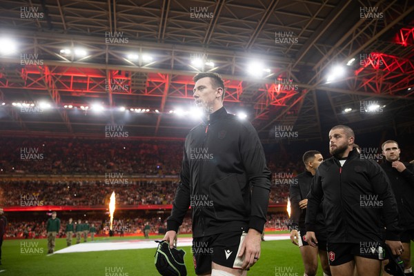 151125 - Wales v Japan - Quilter Nations Series - Adam Beard of Wales 