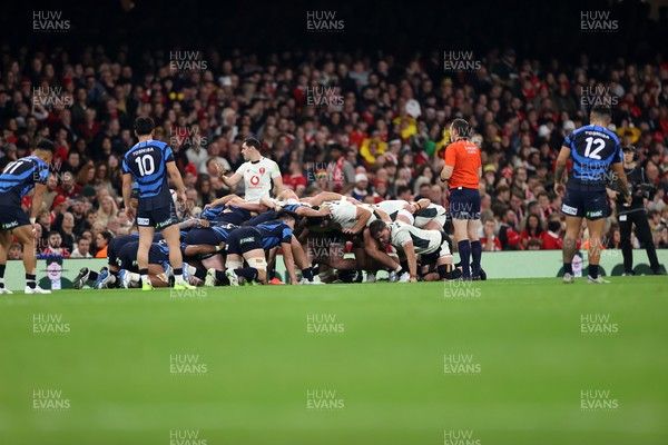 151125 - Wales v Japan - Quilter Nations Series - Scrum