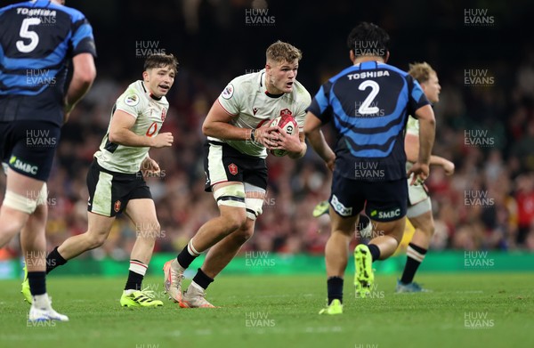 151125 - Wales v Japan - Quilter Nations Series - Taine Plumtree of Wales 