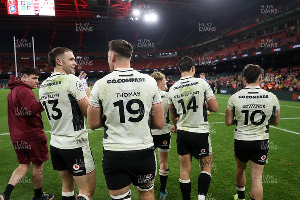 151125 - Wales v Japan - Quilter Nations Series - Back of jerseys