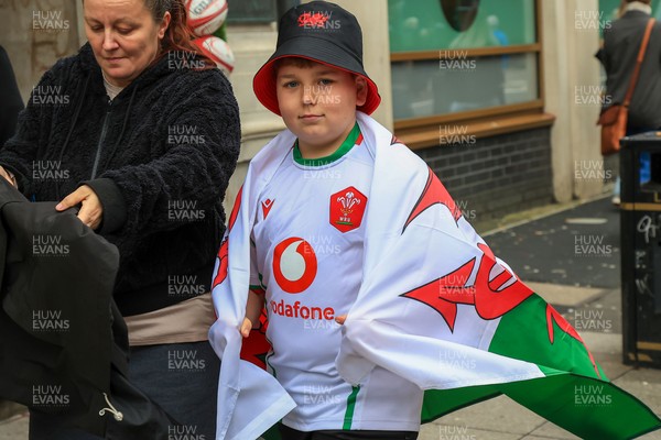 151125 - Wales v Japan - Quilter Nations Series - Wales fans outside the stadium