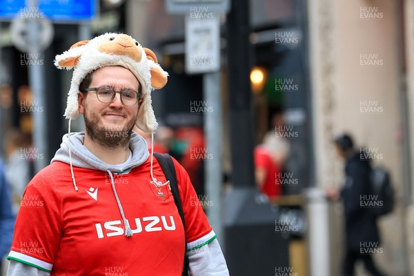 151125 - Wales v Japan - Quilter Nations Series - Wales fans outside the stadium