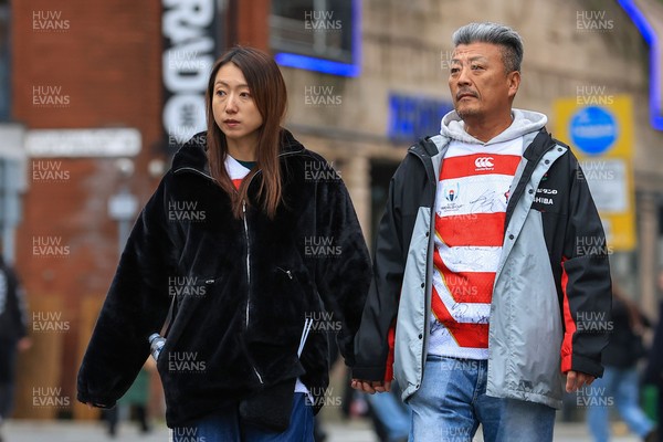 151125 - Wales v Japan - Quilter Nations Series - Japan fans outside the stadium