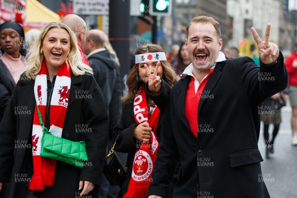 151125 - Wales v Japan - Quilter Nations Series - Wales fans before the match