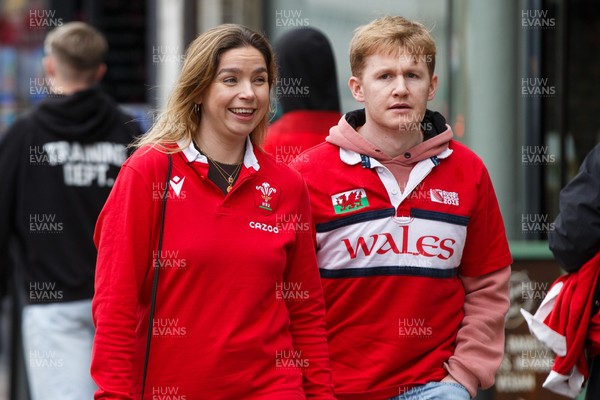 151125 - Wales v Japan - Quilter Nations Series - Wales fans before the match