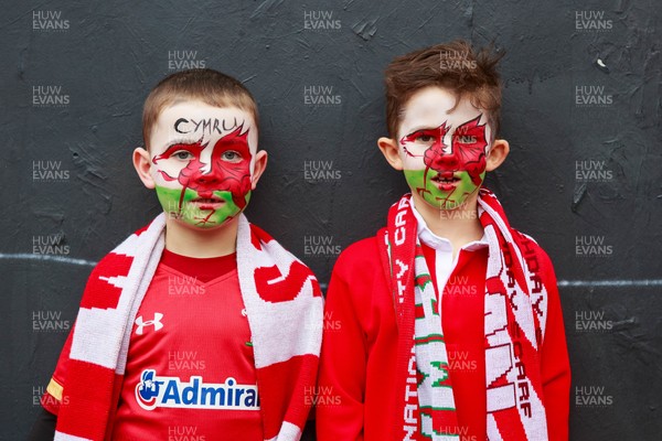 151125 - Wales v Japan - Quilter Nations Series - Wales fans before the match