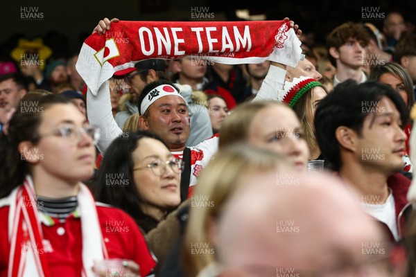 151125 - Wales v Japan - Quilter Nations Series - Japan fans during the match