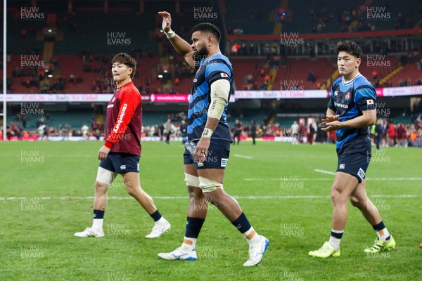 151125 - Wales v Japan - Quilter Nations Series - Faulua Makisi of Japan at the end of the match