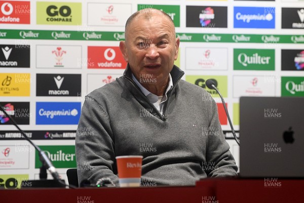 151125 - Wales v Japan - Quilter Nations Series - Eddie Jones, Japan Head Coach speaks in a press conference at full time