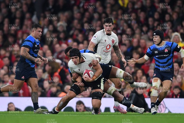 151125 - Wales v Japan - Quilter Nations Series - Dafydd Jenkins of Wales