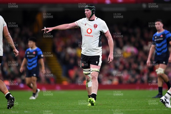 151125 - Wales v Japan - Quilter Nations Series - Adam Beard of Wales
