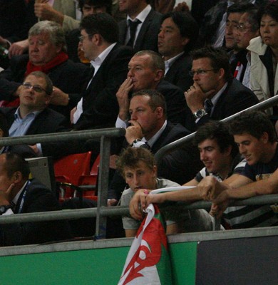 20.09.07 Wales v Japan RWC2007 Japan's coach John Kirwan watches his team. 
