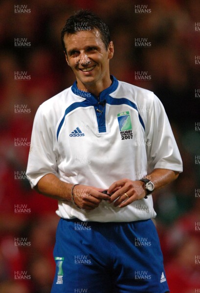 20.09.07 - Wales v Japan - Rugby World Cup 2007 - Referee, Joel Jutge 