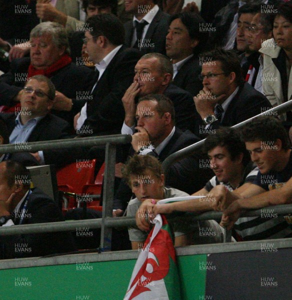 20.09.07 Wales v Japan RWC2007 Japan's coach John Kirwan watches his team. 