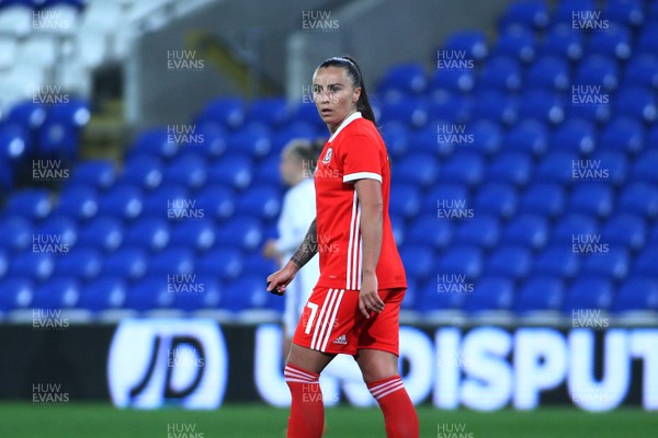 241117 Wales v Kazakhstan - FIFA Women's World Cup Qualifier -   Natasha Harding of Wales
