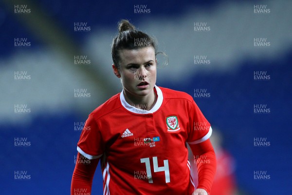 241117 Wales v Kazakhstan - FIFA Women's World Cup Qualifier -   Hayley Ladd of Wales
