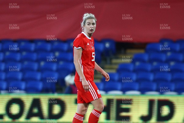 241117 Wales v Kazakhstan - FIFA Women's World Cup Qualifier -   Rhiannon Roberts of Wales