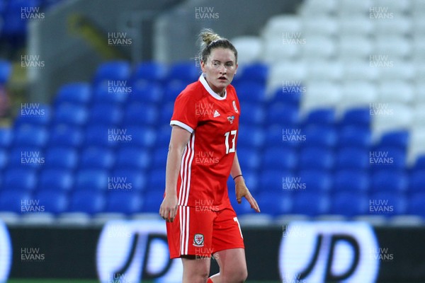 241117 Wales v Kazakhstan - FIFA Women's World Cup Qualifier -   Rachel Rowe of Wales