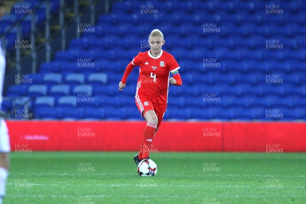 241117 Wales v Kazakhstan - FIFA Women's World Cup Qualifier -   Sophie Ingle of Wales