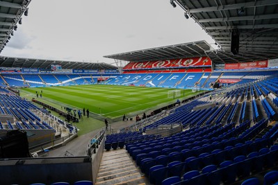060625 - Wales v Liechtenstein - 2026 FIFA World Cup Qualifying - General view of Cardiff City Stadium before the match