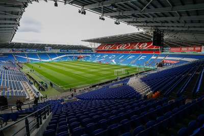 060625 - Wales v Liechtenstein - 2026 FIFA World Cup Qualifying - General view of Cardiff City Stadium before the match