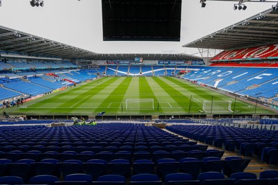 060625 - Wales v Liechtenstein - 2026 FIFA World Cup Qualifying - General view of Cardiff City Stadium before the match
