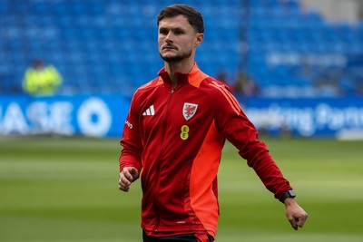 060625 - Wales v Liechtenstein - 2026 FIFA World Cup Qualifying - Liam Cullen of Wales