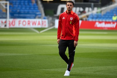 060625 - Wales v Liechtenstein - 2026 FIFA World Cup Qualifying - Ethan Ampadu of Wales