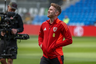 060625 - Wales v Liechtenstein - 2026 FIFA World Cup Qualifying - Ollie Cooper of Wales